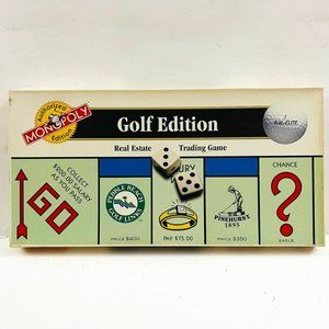 Vintage‎ Monopoly Golf Edition 1996 Real Estate Trading Board Game Hasbro New